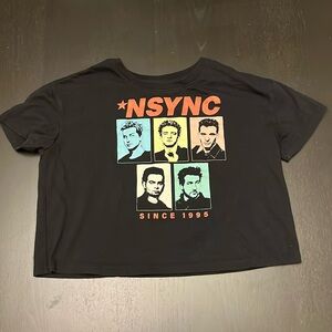 Women’s Size S ‘NSYNC Crop Top T Shirt